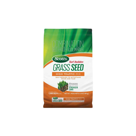 Scotts turf builder grass seed high traffic mix 2.4 lb bag
